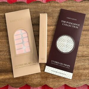 Sassy Saints Gel Nail Wraps x 2 Plus Nail Primer/ Remover